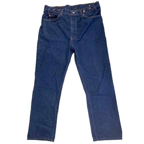 🎉 HP! ❤️ Vintage Orange Tab Levi’s w/ Suspender Buttons - Picture 3 of 8